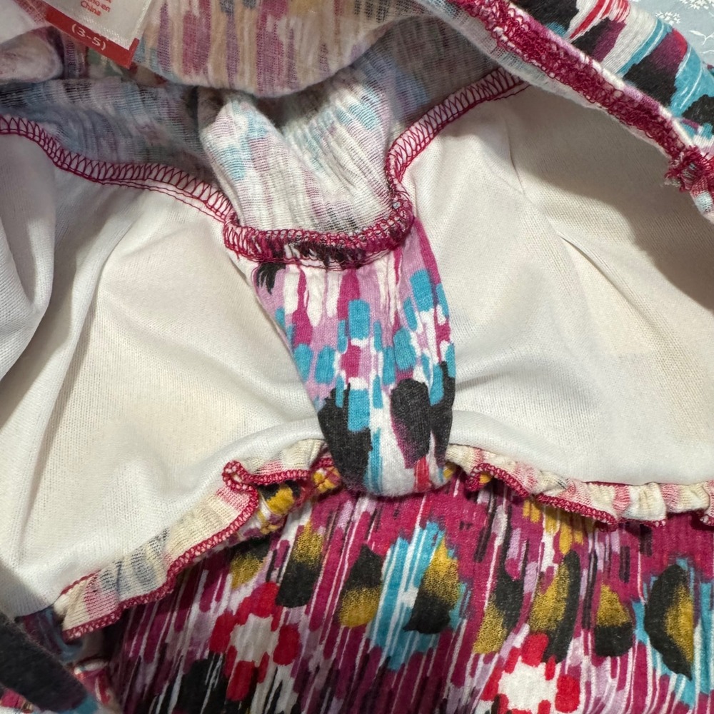 No Boundaries Y2K Multicolor Smocked Boho Tank Top Spaghetti Strap S - Picture 14 of 14